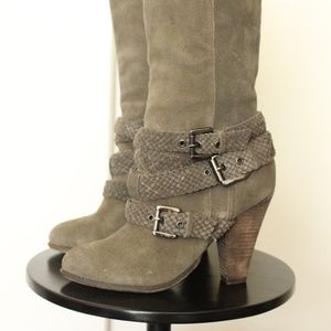 Bakers Weaver Braided Buckle Boots